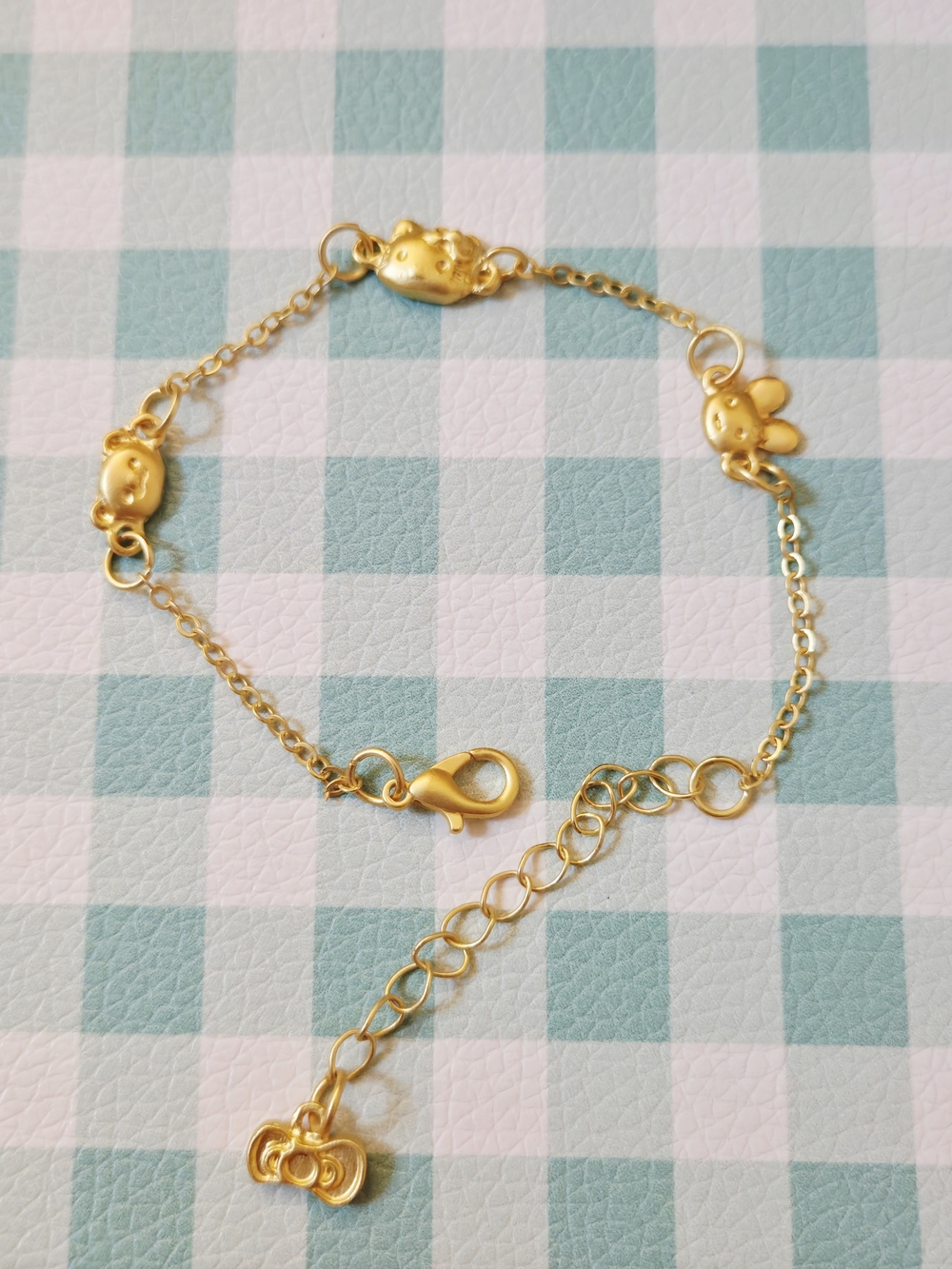 Gold-Tone Cute Charm Bracelet - Women's Accessory